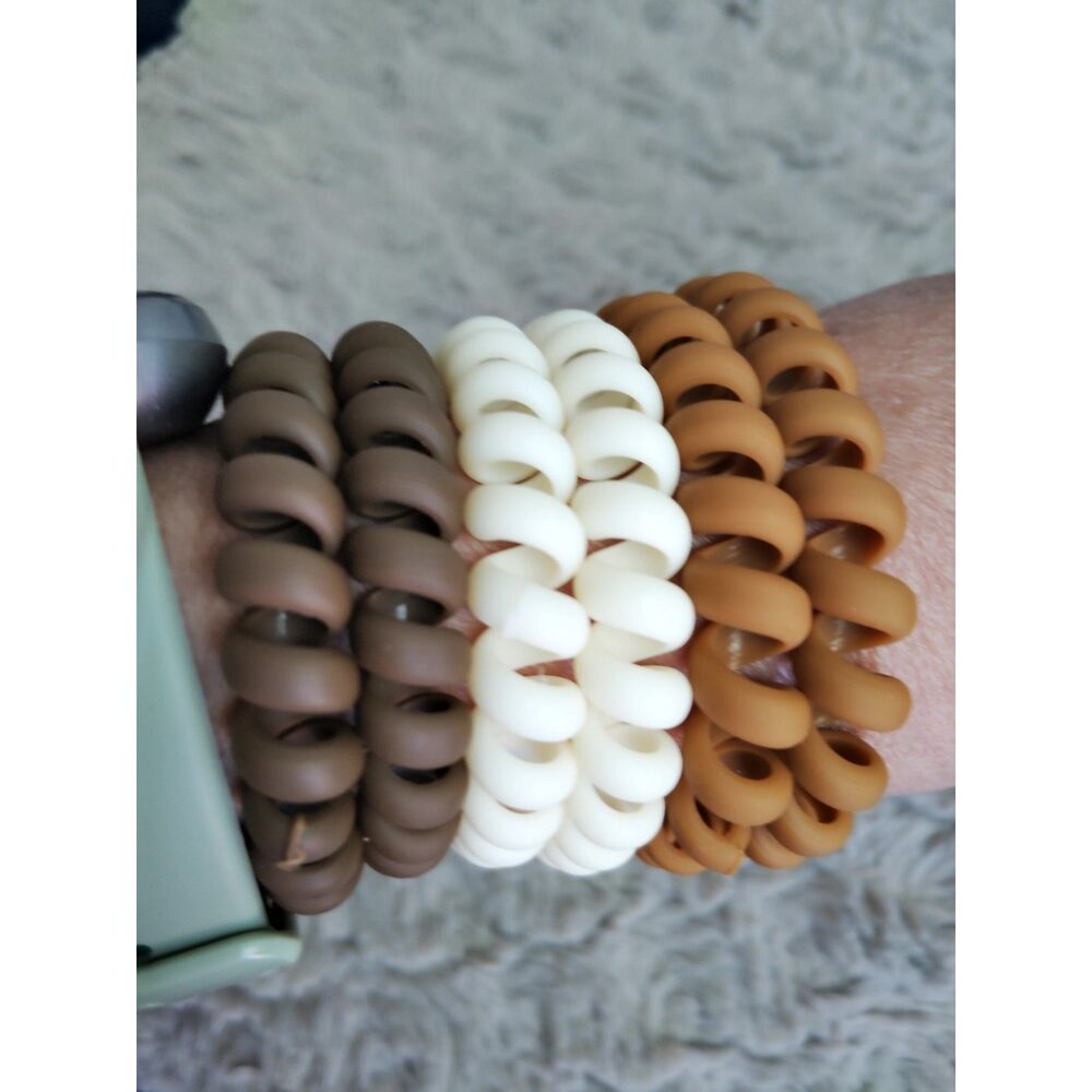 NEW Neutral Colors Coil Hair  Ties Scunchies